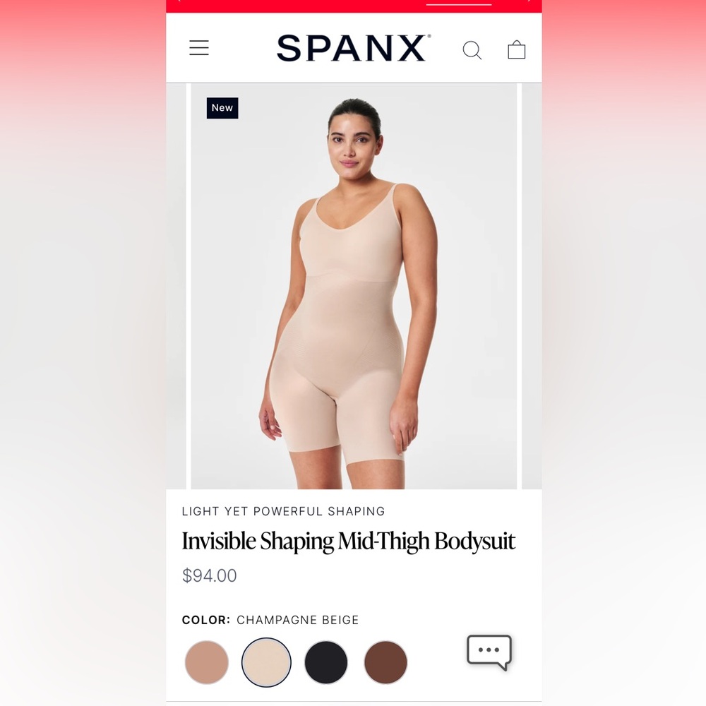 NEVER BEEN WORN SPANX full body suit